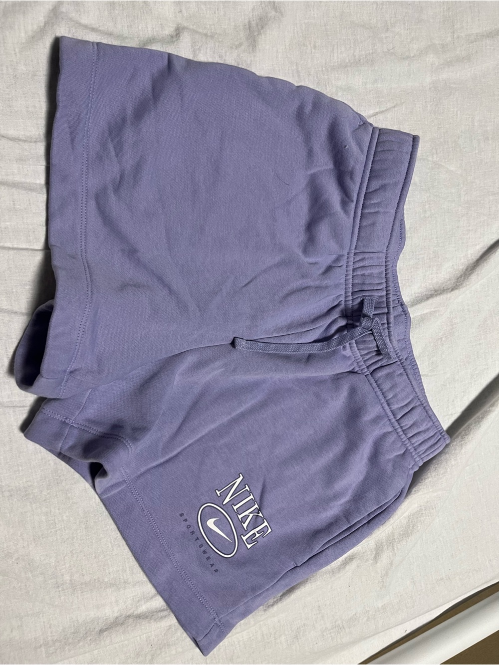 Nike Purple Drawstring Athletic Shorts